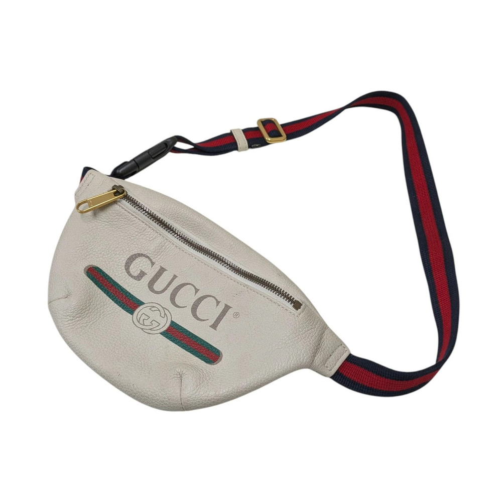Gucci Body Bag Crossbody Bag Leather White